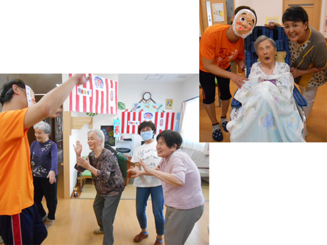ひなたぼっこで夏祭り♪